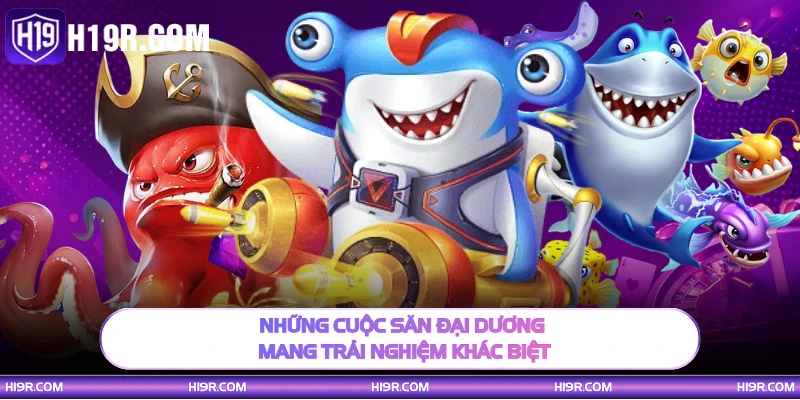 Những cuộc săn đại dương mang trải nghiệm khác biệt